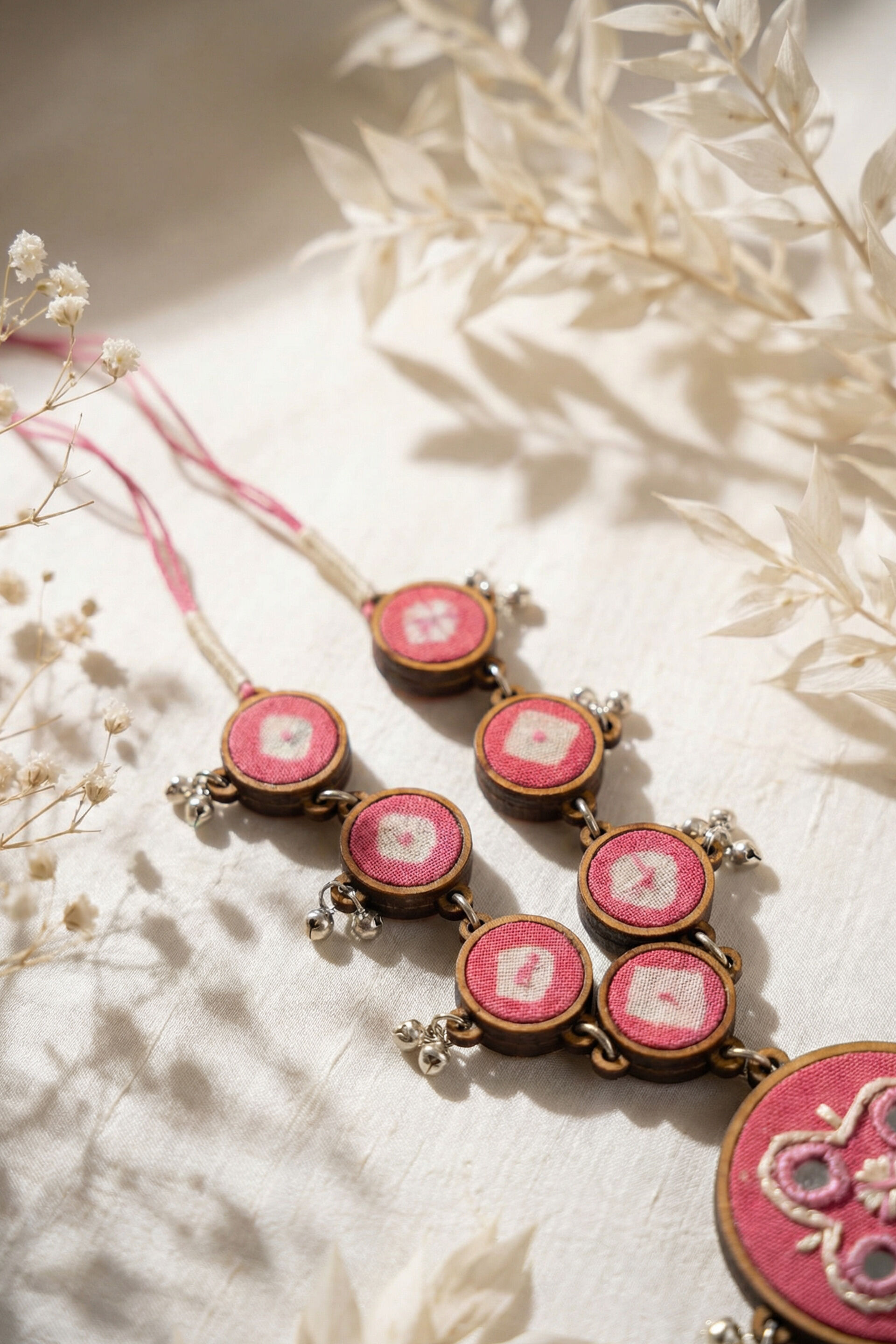 Pink Motif Statement Choker, , image 2